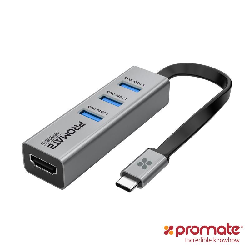 Promate USB Type C to HDMI 影音訊號轉接器 MediaHub C3 PChome 24h購物