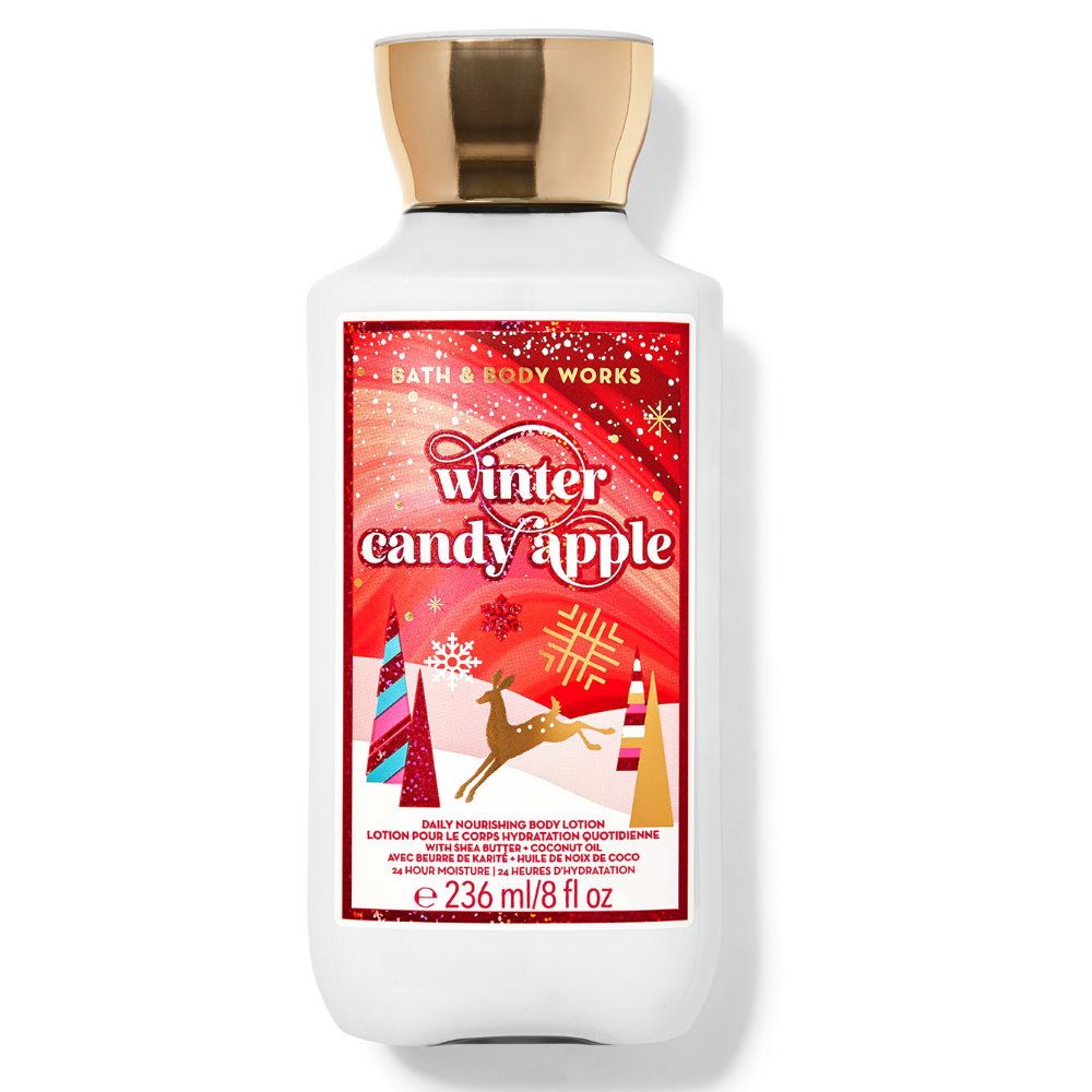 Bath Body Works BBW 香水身體乳液冬糖蘋果Winter Candy Apple 236ml PChome 24h購物