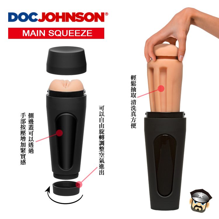 美國 DOC JOHNSON 查德懷特 緊實肛交自慰器 CHAD WHITE ULTRASKYN ASS STROKER 男女通吃天菜大模