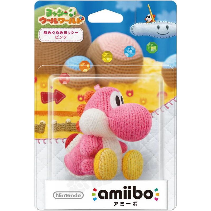 Nintendo Amiibo Nfc Switch Ns Pink Yarn Yoshi