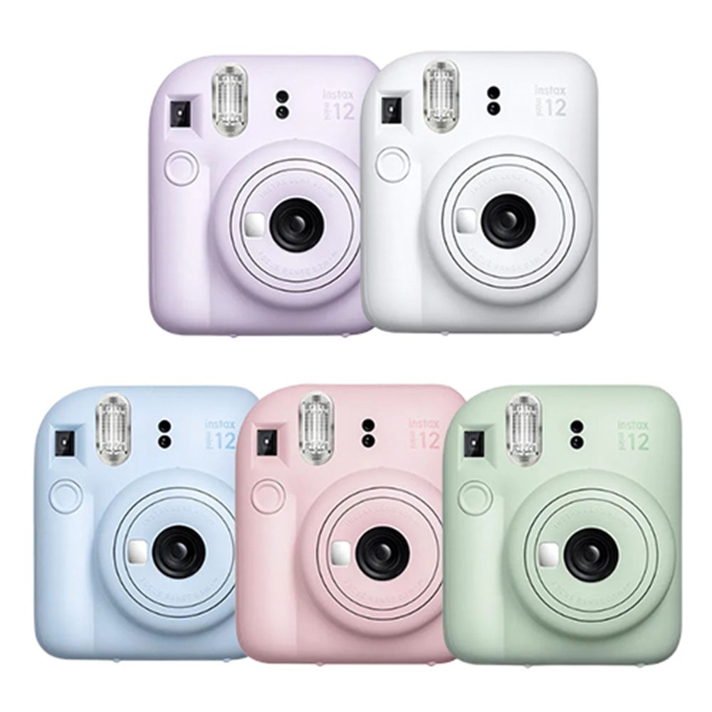 FUJIFILM 富士 instax mini 12 拍立得相機 含空白底片20張 漆彈3相本 Mini12 公司貨 PChome 24h購物