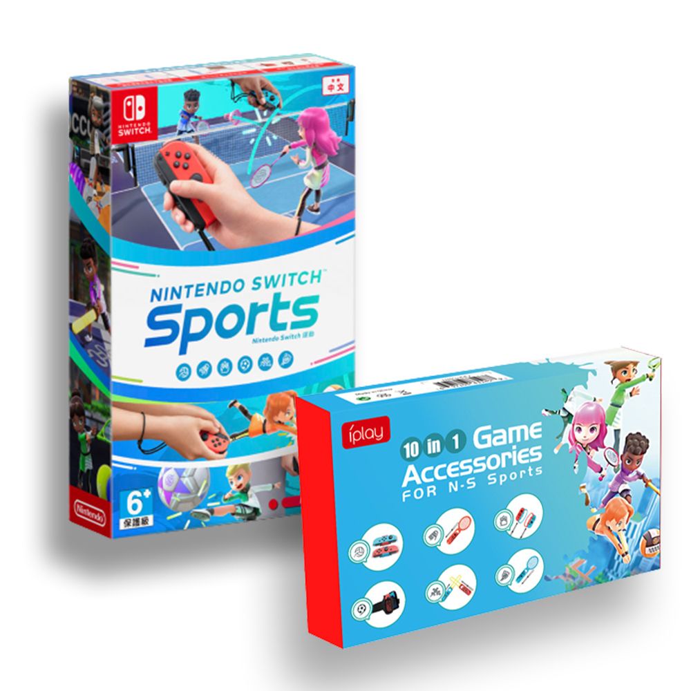 Nintendo 任天堂 NS Switch Sports 運動 十合一套組中文版 台灣公司貨 PChome 24h購物