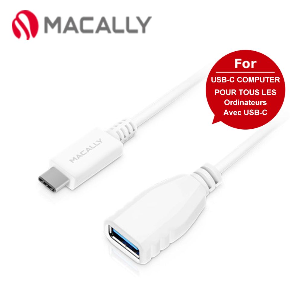 Macally USB 3 1 Typ c TO USB A 轉接傳輸線 PChome 24h購物