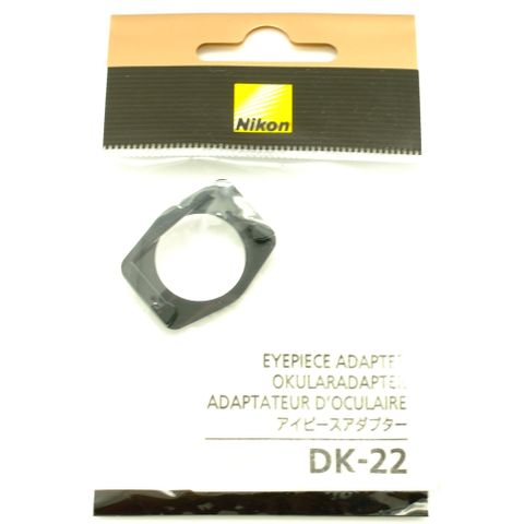Nikon 尼康 原廠眼罩DK-22眼罩轉接器(方轉圓形螺牙)原廠eye cup piece