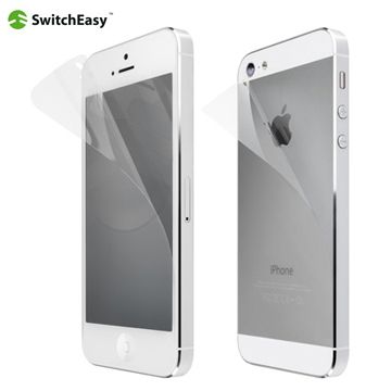 SwitchEasy Pure Matte iPhone 5/5S/5C 防眩光霧面螢幕貼+機背貼支援iPhone SE使用