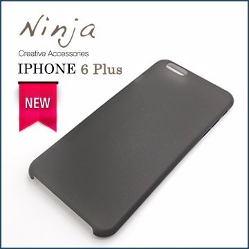 Ninja 東京御用 iPhone 6 Plus (5.5吋) 超薄質感磨砂保護殼霧透黑