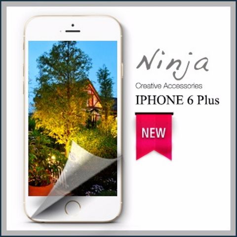 Ninja 東京御用 IPHONE 6 PLUS (5.5吋)專用高透防刮無痕螢幕保護貼