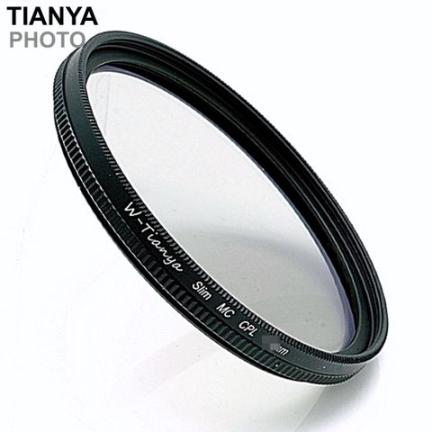 Tianya 天涯 18層多層膜MC-CPL偏光鏡37mm偏光鏡圓偏振鏡圓型偏光鏡環形偏光鏡(薄框;鋁圈;防污抗刮)-料號T18C37