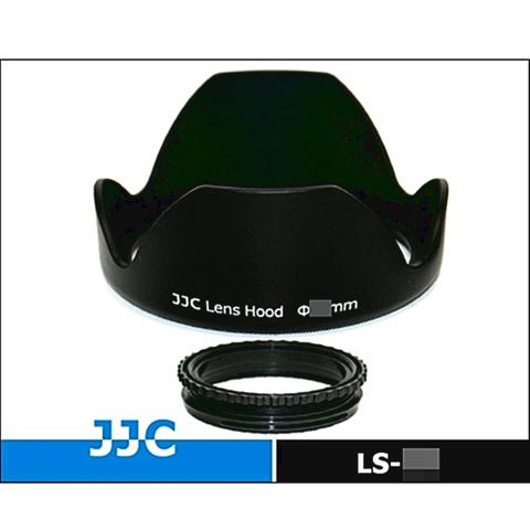 JJC兩件式可反裝倒扣螺牙遮光罩52mm遮光罩LS-52(螺牙轉接座+蓮花瓣遮光罩)適相同口徑的Canon Nikon Sony PENTAX Fujifilm Olympus Panasonic M42鏡頭,若是裝在廣角鏡頭,在廣角端可能會有暗角
