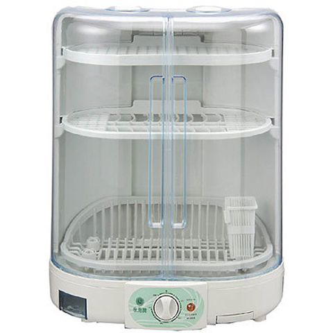 永用 三層直立溫風式烘碗機 FC-3012增設奶瓶消毒裝置三層式空間設計