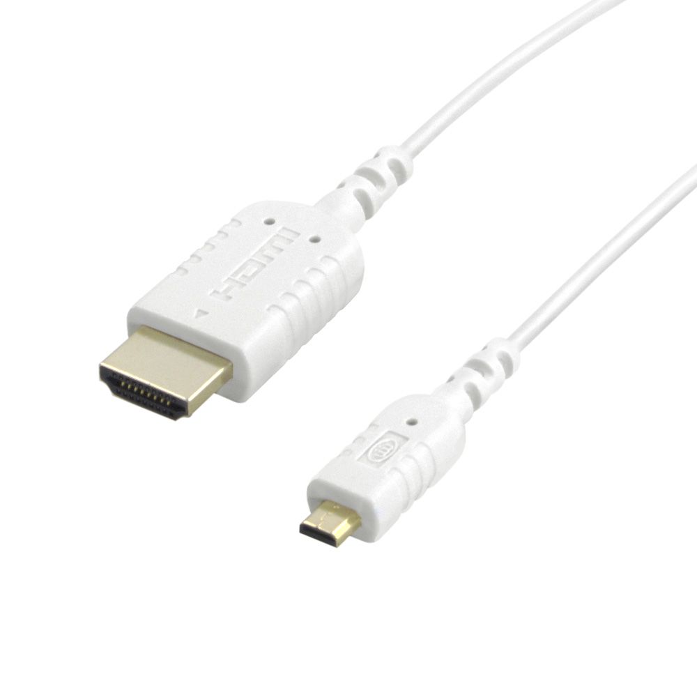  HD1420WH 標準HDMI(A) to Micro HDMI(D)｜2M 白色