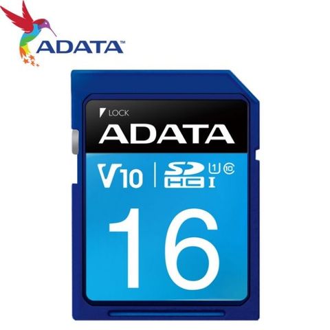 威剛 ADATA 16GB 100MB/s U1 SDHC UHS-I C10 V10 記憶卡