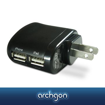 archgon 亞齊慷 旅充 (黑色) 電源轉換器 P-ADP-0048-KA