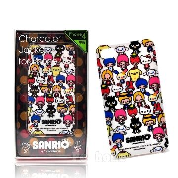 Sanrio 三麗鷗 【日本國內限定全明星博覽會】iPhone4G手機背蓋/保護瞉