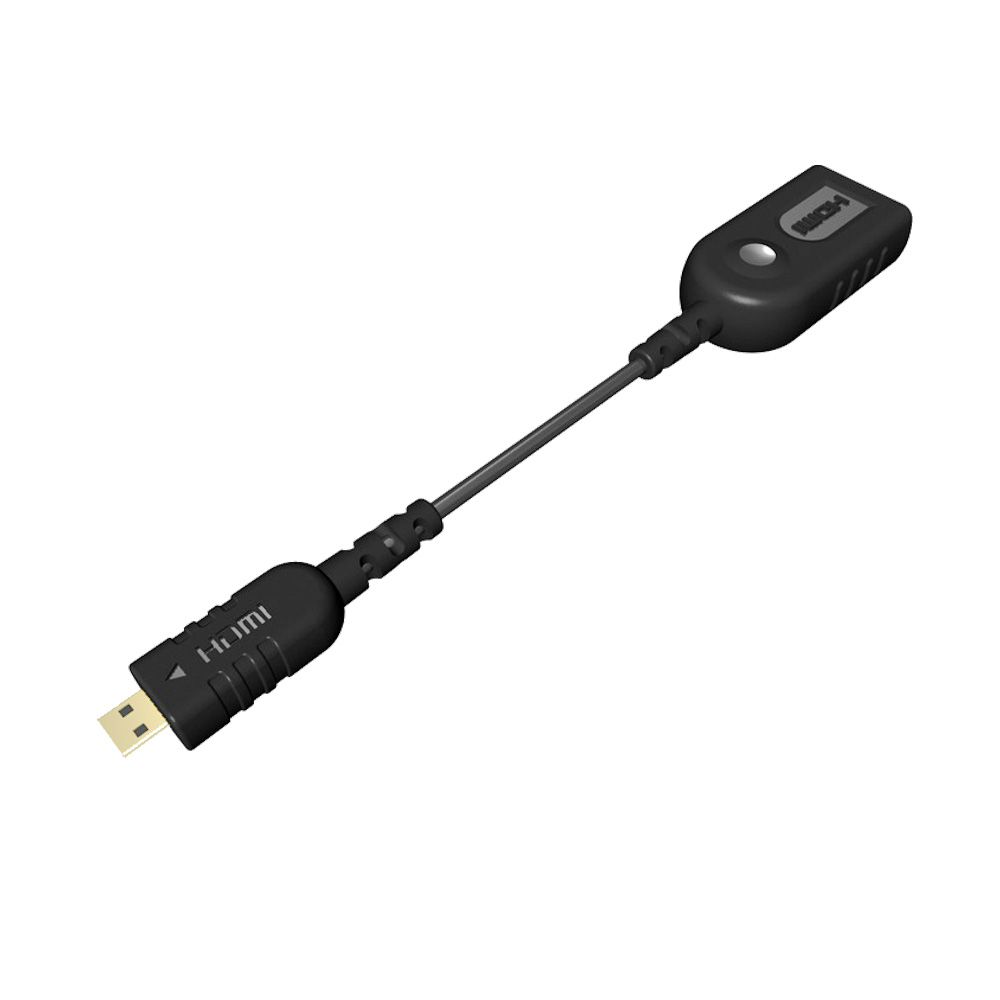 CAMKA 肯佳 HD1402AD 標準HDMI(A)插座  Micro HDMI(D)插頭 轉換線0.2M