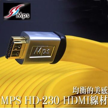Mps 高解析度3D專用1.4版HDMI傳輸線(HD-230-2M) 線長2米