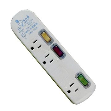 spirit 電精靈 3開3插座3P電腦延長線 9尺(2.7米)