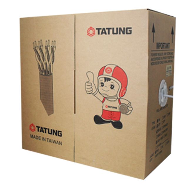 TATUNG 大同 【帝網KingNet】 監視器周邊 網路線 4P(8芯)    Cat.5E 網路線 UTP 305米 305M 高密度PVC UL防偽造標籤  監視器器材 監視線材 網路線材 監控線 台灣製造