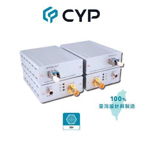 cyp 西柏影音 3G SDI 光纖延伸器 (CLUX-OF2SDI & CLUX-SDI2OF)