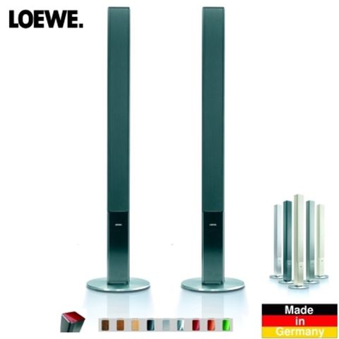 LOEWE 羅威 德國原裝  Individual Sound L1 Column Speakers 柱形揚聲器 (金屬黑)