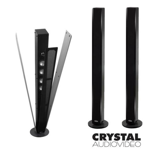 Crystal AudioVideo 物超所值, 色藝均美的柱型揚聲器! (黑色版本)