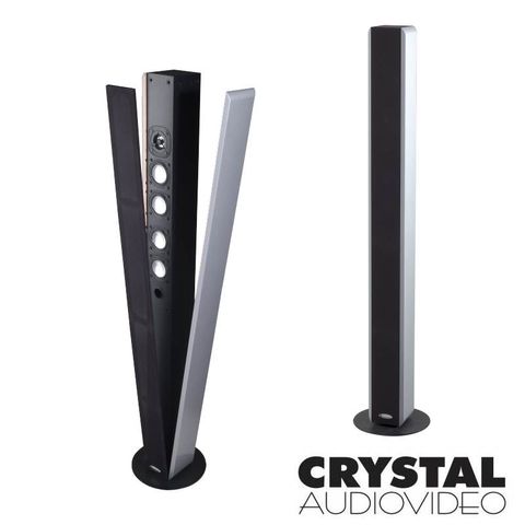 Crystal AudioVideo 物超所值, 色藝均美的柱型揚聲器! (銀色版本)