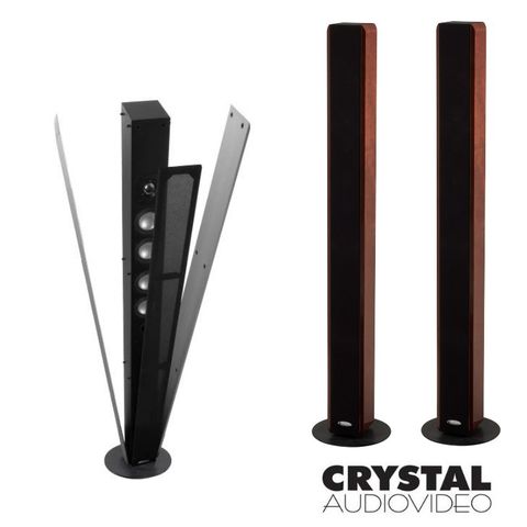 Crystal AudioVideo 物超所值, 色藝均美的柱型揚聲器! (深櫻桃木版本)