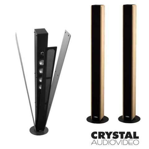 Crystal AudioVideo 物超所值, 色藝均美的柱型揚聲器! (淺楓木版本)