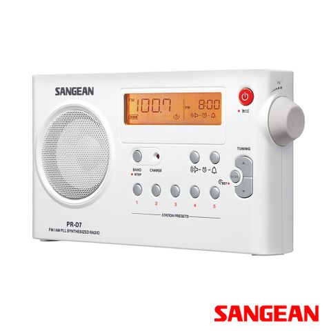 SANGEAN  PRD7 二波段 數位式充電收音機