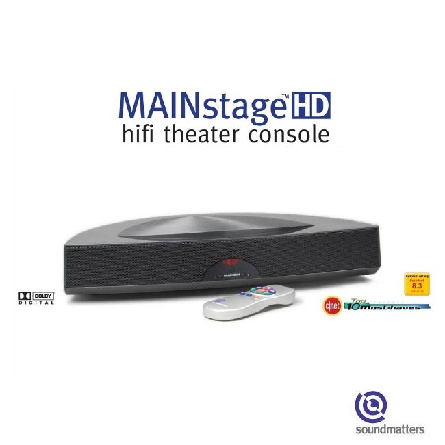  MAINstage HD 視聽寶盒(加強版) 優質私人劇院音響! 小空間影音系統的最佳拍檔!