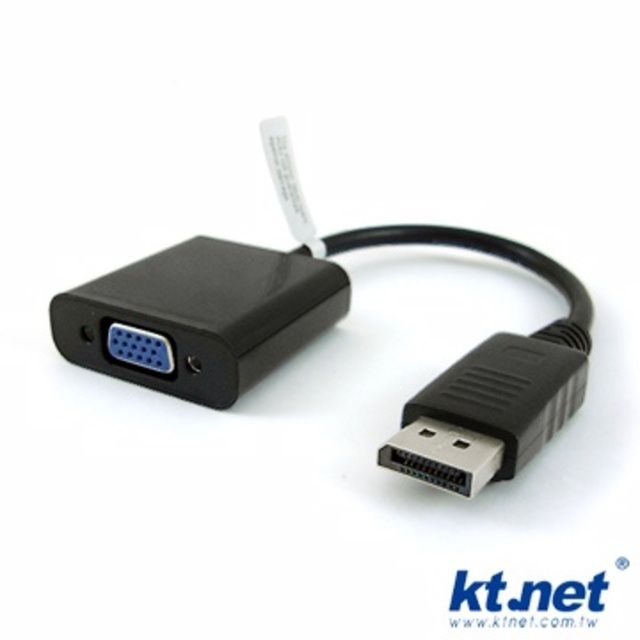 KT 【NET】DisplayPort to VGA 轉換線 20cm