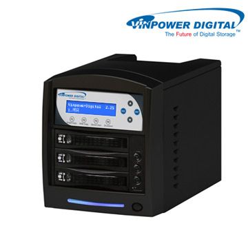 Vinpower Digital鯊魚專業 1對2硬碟拷貝機 HDD/SSD對拷機業界最快，每分鐘7GB超高速拷貝