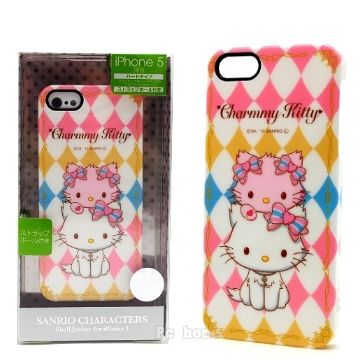 Sanrio 三麗鷗 日本限定 iphone5【CHARMMY KITTY】硬式手機背蓋