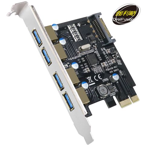◤Reneses720201晶片◢伽利略 PCI-E USB 3.0 4埠 擴充卡