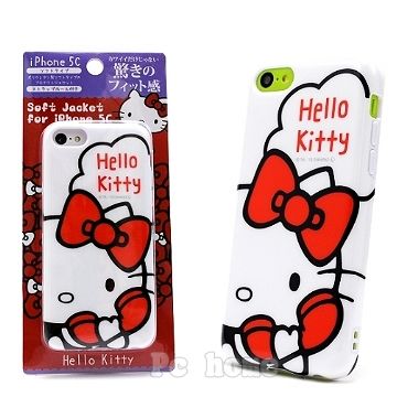 Sanrio 三麗鷗 日本限定 i5C【Call me Hello Kitty】軟式手機背蓋