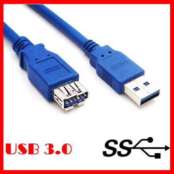 Bravo-u USB 3.0 超光速延長線/A公對A母(0.8米) 