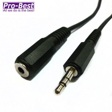 PRO-BEST 3.5立體音響線 公/母-3米