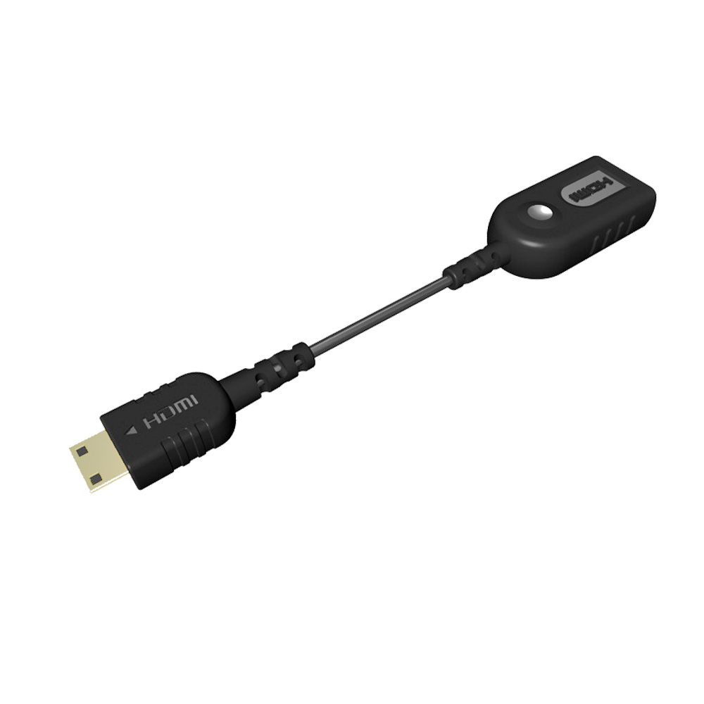 CAMKA 肯佳 HD1302AD 標準HDMI(A)插座  Mini HDMI(C)插頭 轉換線0.2M