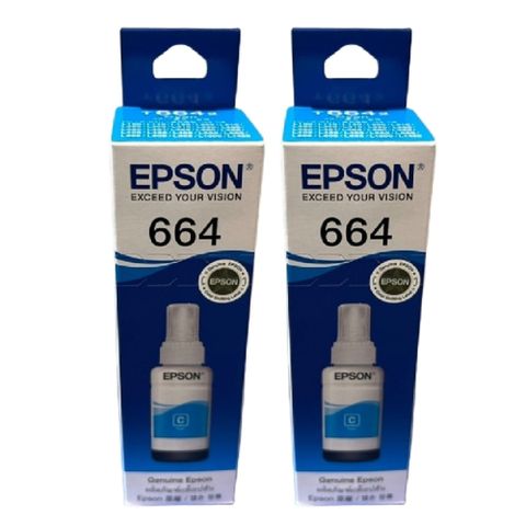 EPSON 愛普生 T664200 T664 原廠藍色墨水《二入組》