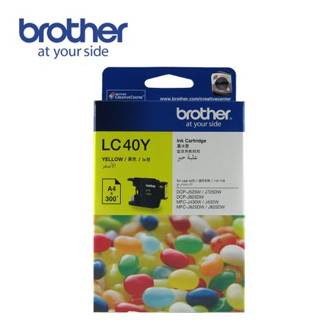 BROTHER 兄弟牌 LC40Y 原廠黃色墨水匣