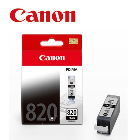 Canon 佳能 PGI-820BK 原廠黑色墨水匣