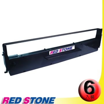 RED STONE for EPSON #7753/LQ300黑色色帶組(1組6入)
