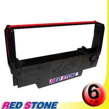 RED STONE 紅石 for EPSON ERC30/ERC34/ERC38 收銀機/記錄器 色帶(1組6入)黑色紅色