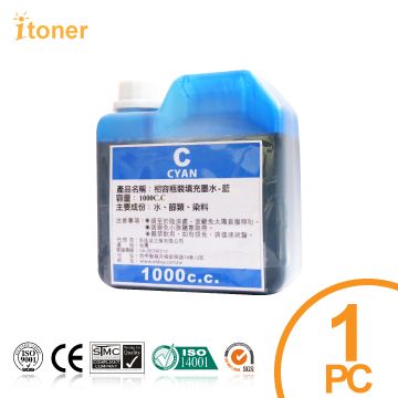 iToner EPSON 1000cc (藍色) 填充墨水連續供墨