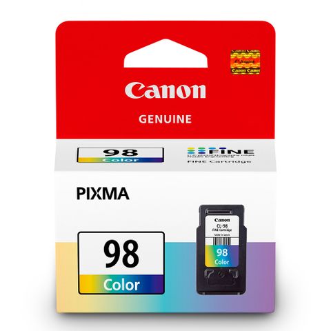 CANON CL-98 原廠彩色大容量墨水匣(含噴頭))◆適用CANON PIXMA E500/E600/E510