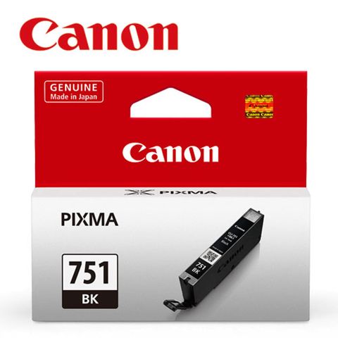 CANON CLI-751BK 原廠相片黑墨水匣◆適用MG5470/MG5570/MG5670/MG6370/MG7570/MX727/MX927/IP7270