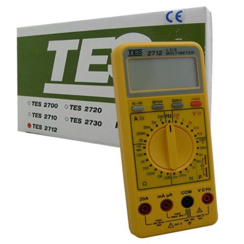 TES 泰仕 -2712 LCR數位式三用電錶