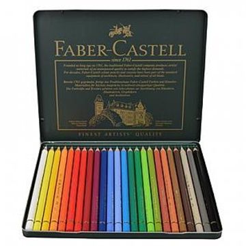 畫材專家 Faber-Castell輝柏 專家級綠盒油性色鉛筆24色(110024)
