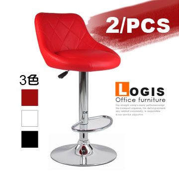 LOGIS 邏爵 香雅索吧台椅 高腳椅 皮椅 設計家具 2入組 三色【LOG-172】