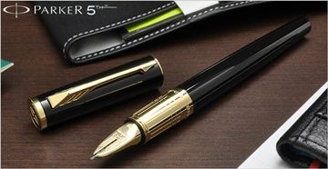 PARKER 派克  2013最新力作第五元素筆 Ingenuity 精英系列 麗黑金夾新型筆